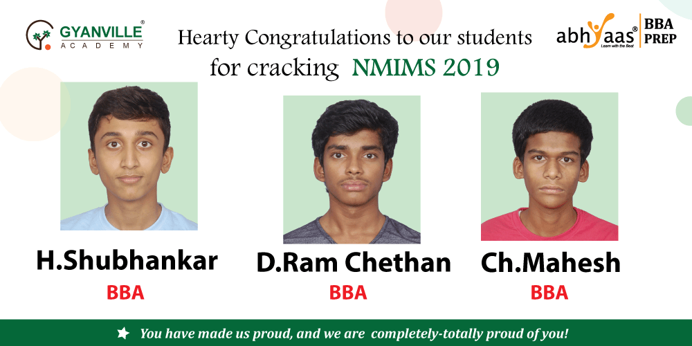 Hearty Congratulations to our students -  NMIMS 2019
