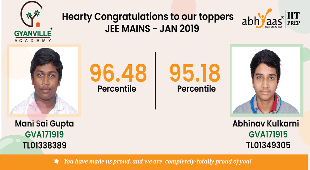 IIT JEE Results Mains 2019