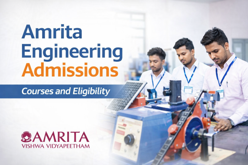 Amrita Engineering Courses Eligibility and Admissions