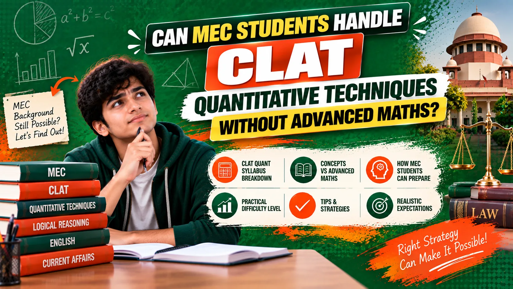 MEC students CLAT Quantitative Techniques
